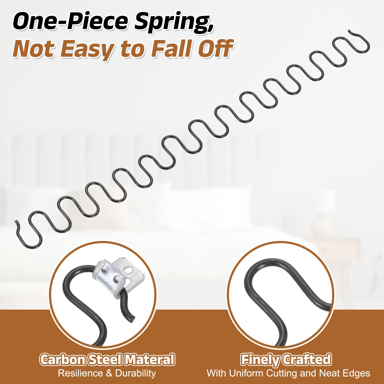 23.6" Upholstery Spring Replacement Kit, Sagging Cushions Repair Kit