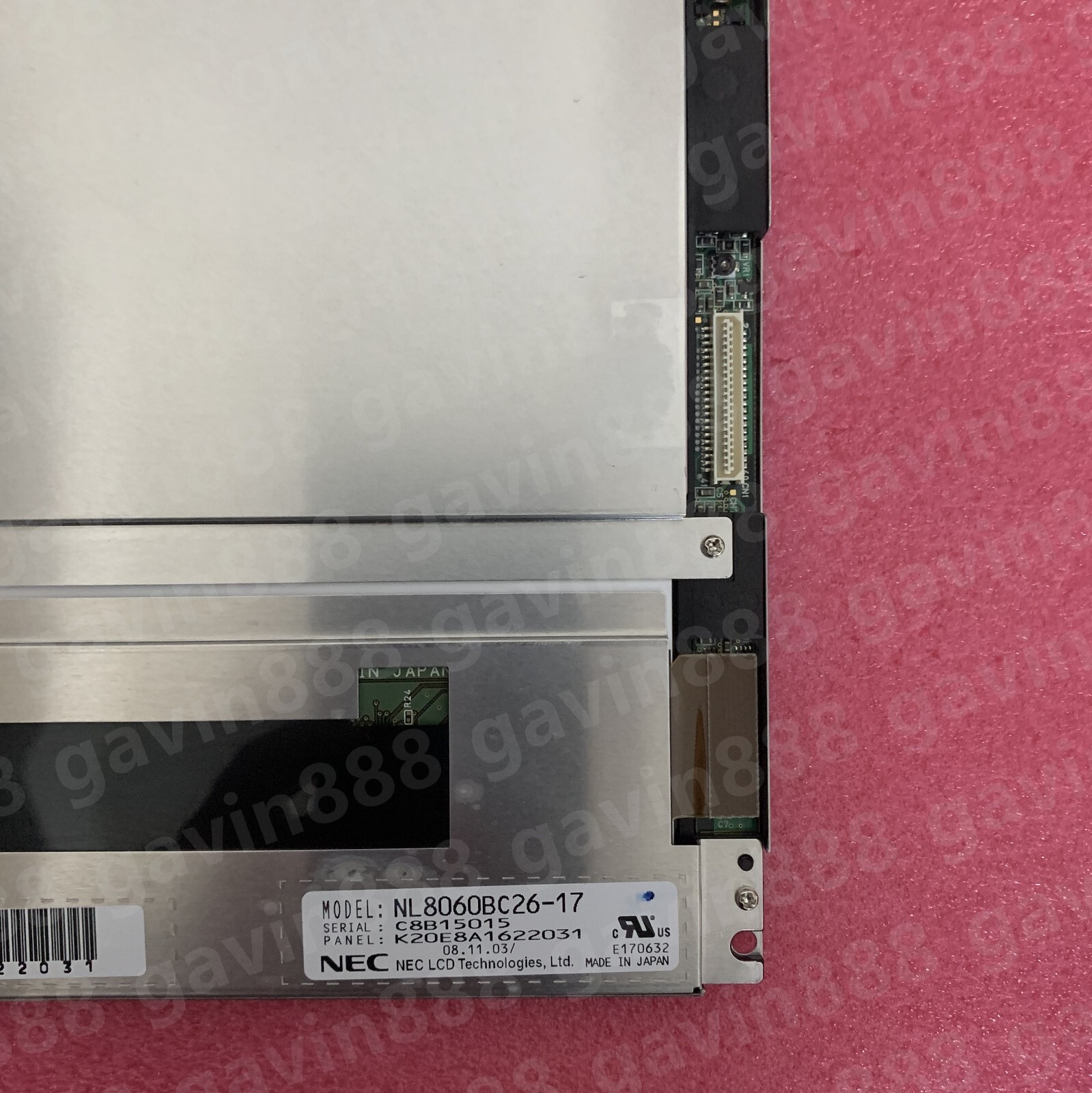NL8060BC26-17 10.4-inch LCD panel resolution 800X600