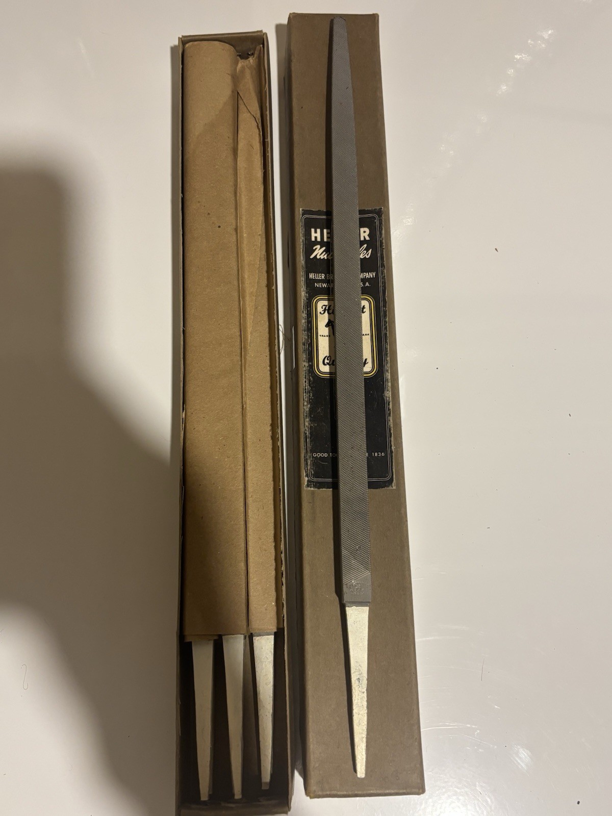NOS 14” Square Heller Files 2nd Cut.