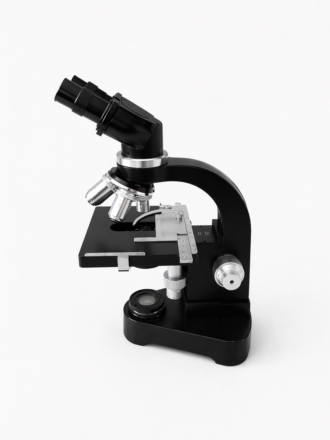 Vintage Leitz Wetzlar Phase Contrast Compound Microscope Tested Optics