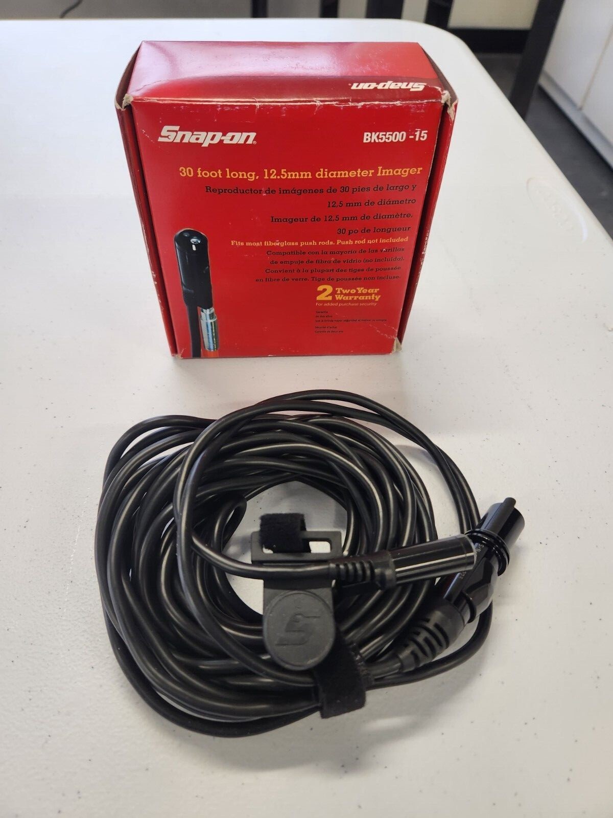 Snap-on BK5500-15 (30ft/9.1m), Forward View, 12.5mm dia. Imager