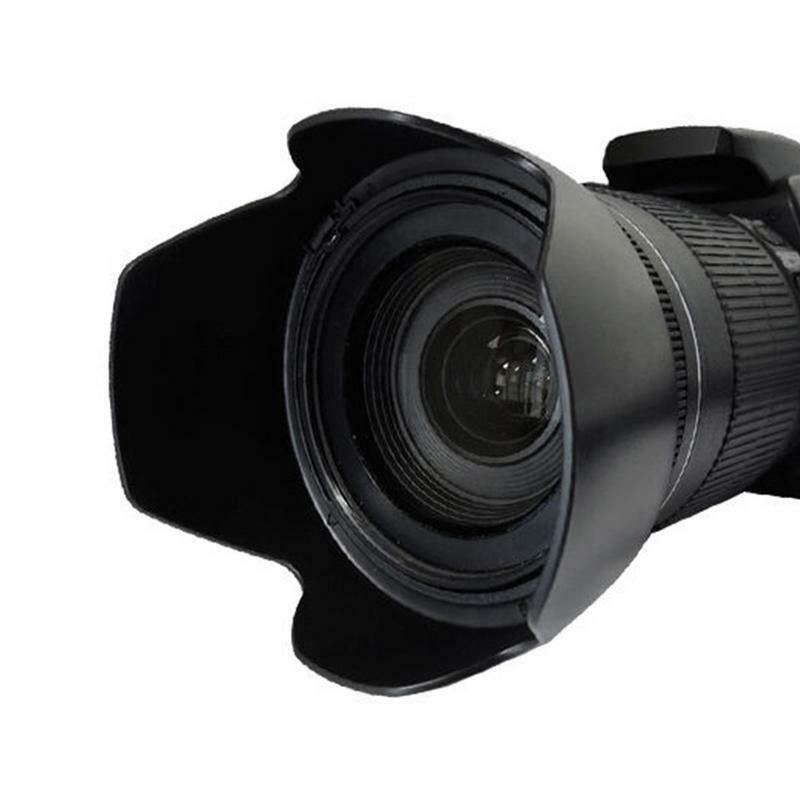 52MM Tulip Shaped Anti Lens Flare Hood for Nikon 50mm f/1.8D, 50mm f/1.4D Lenses