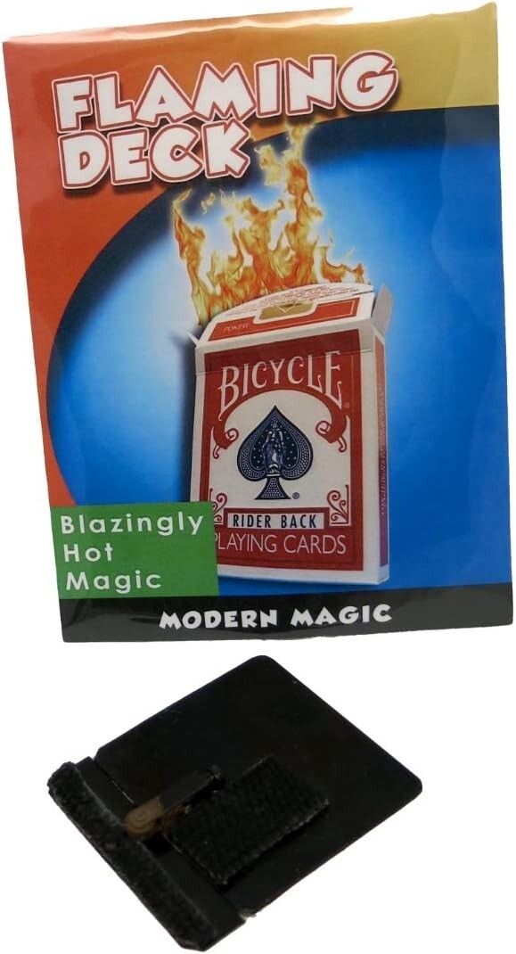 Flaming Deck of Cards Magic Mentalism Tricks