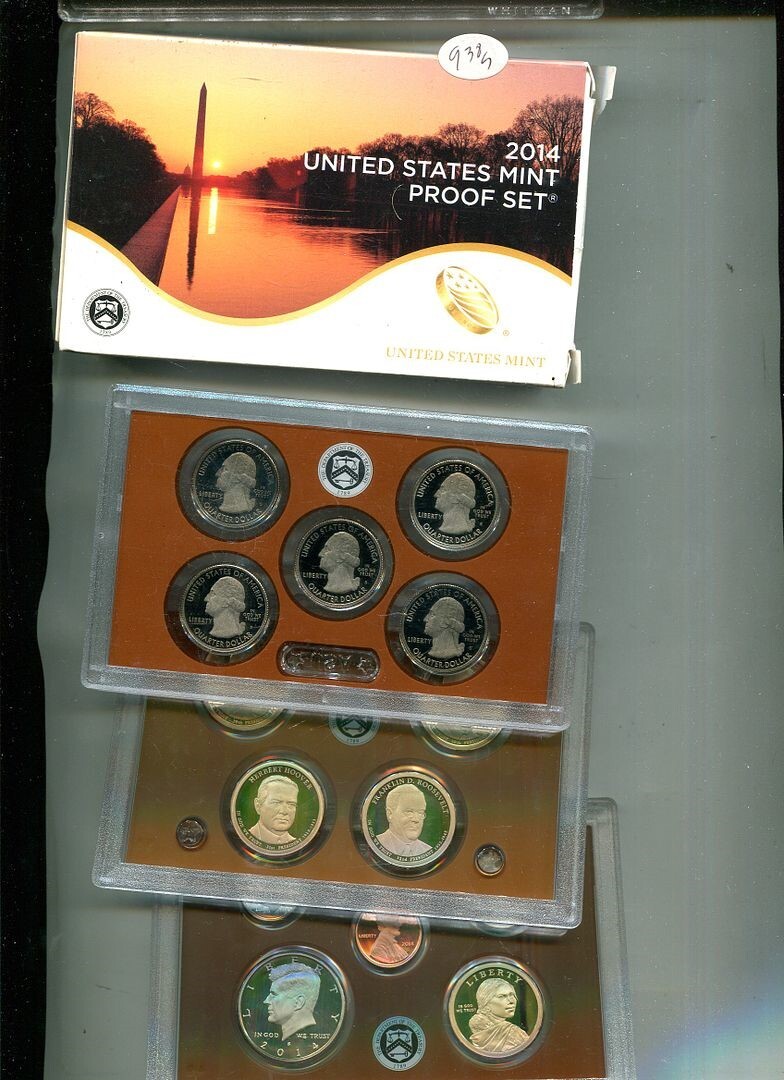 2014 S UNITED STATES FULL PROOF SET ORIGINAL GOVERNMENT BOX AND COA 938S