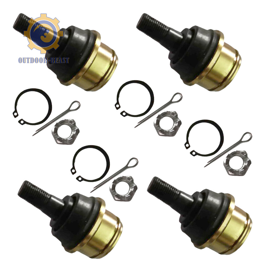 4 Front Upper Lower Knuckle Ball Joint for Honda TRX300FW Fourtrax 300 4X4 88-00