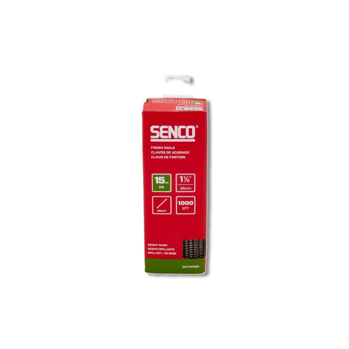 Senco 1-1/2 in Finish/Trim Bright Steel Nail Brad Head DA17EPBR