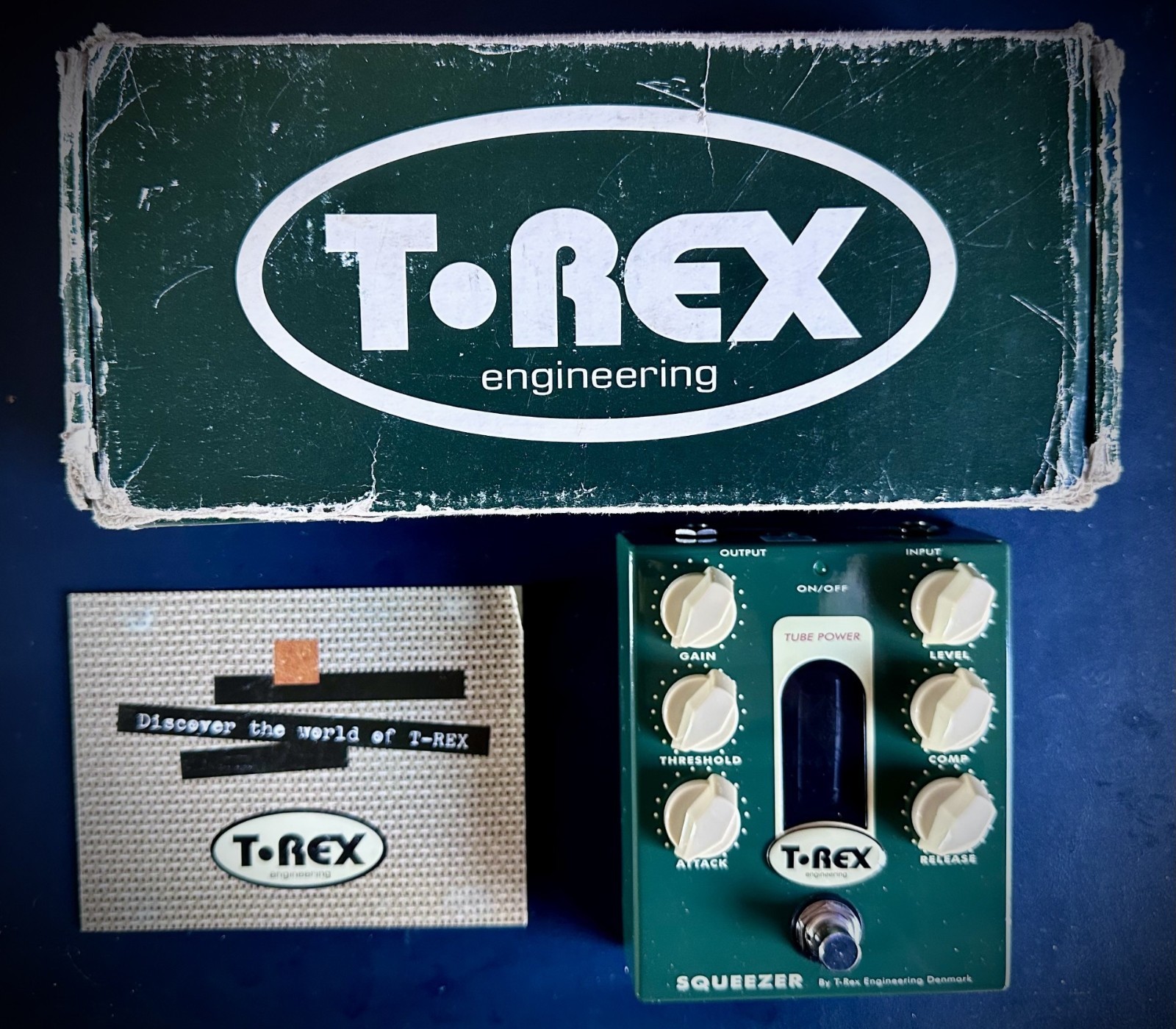 T-Rex Squeezer CUSTOM Compressor – TELEFUNKEN ECC83 Smooth Plates Berlin...