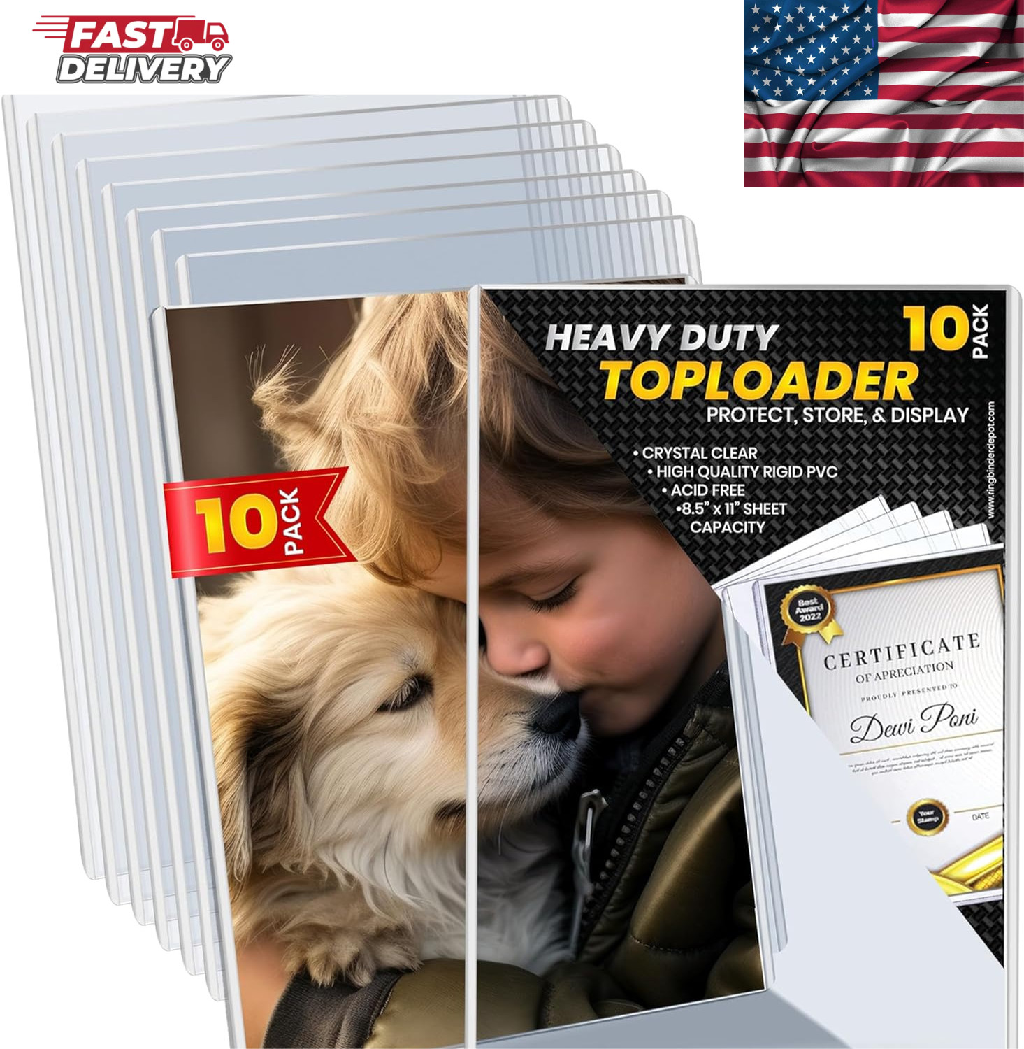 Comic Book Top Loaders for Current, Toploader Hard Sleeves Holder for Comic Book
