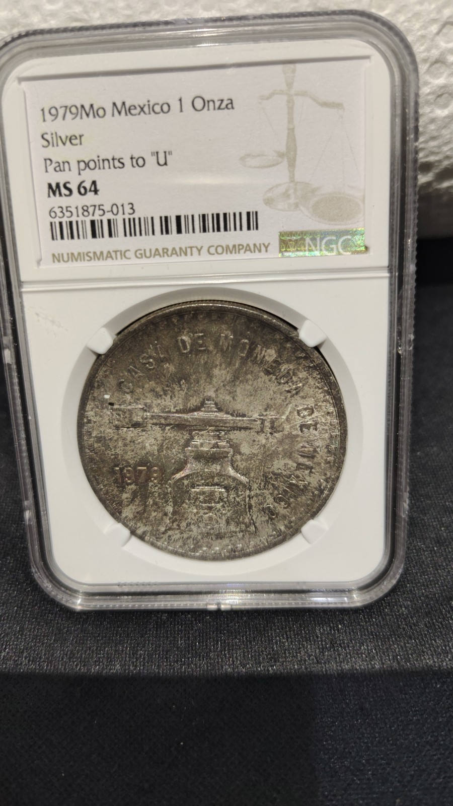 1979 1 oz Balance MS64 NGC with Toning