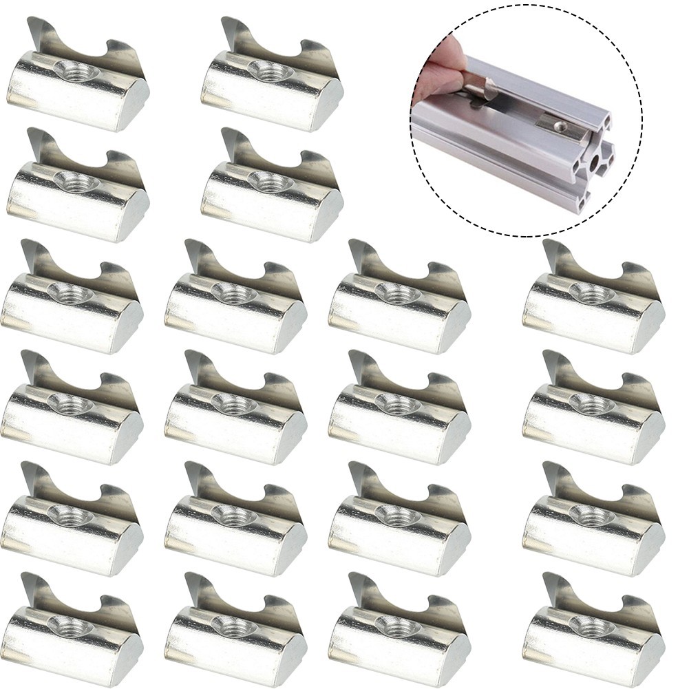M8 Nuts for Sliding Blocks in 30 40 45 Series Aluminum Profiles