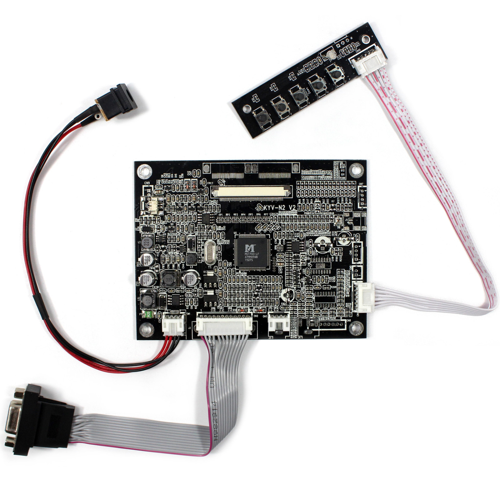VGA LCD Controller Board KYV N2 V2 For 7" A070SN02 800x600 LCD Screen