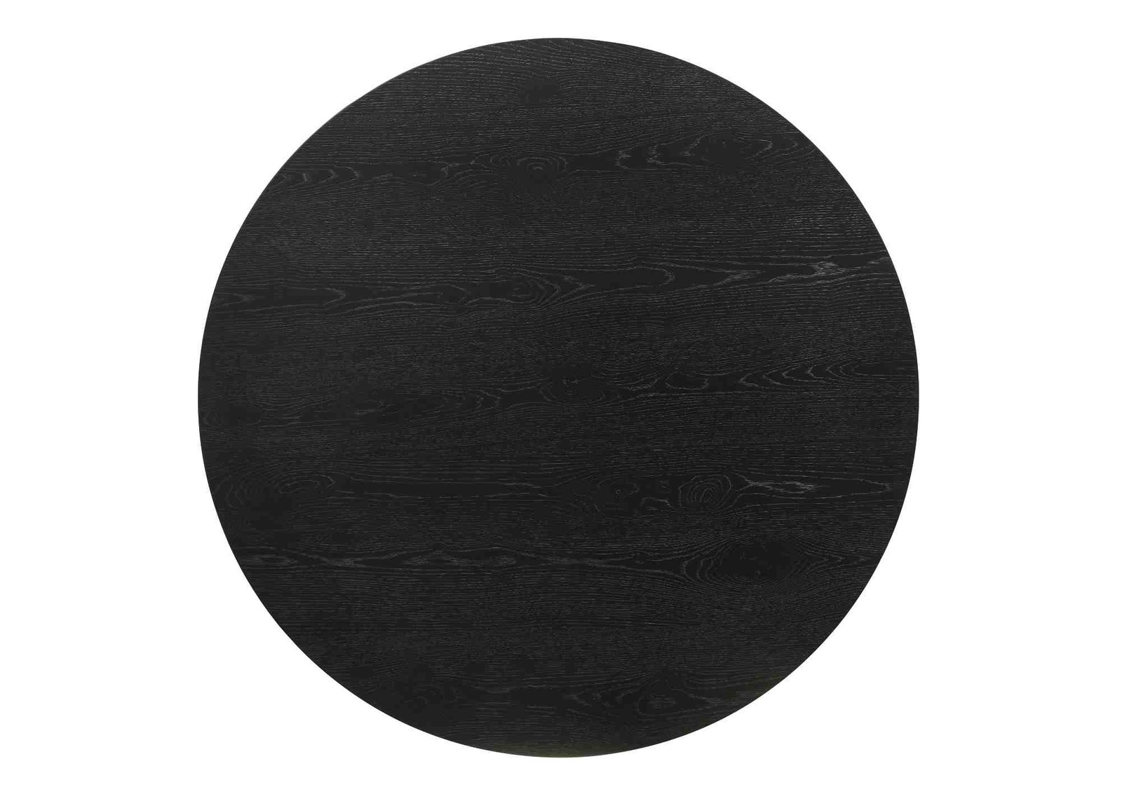 Jasper Ebony Black 22"W /Round End Table with Pedestal Base