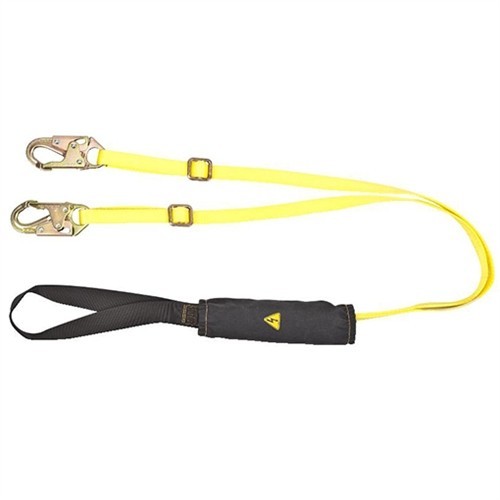 MSA 10060140 6' Double Leg Shock Absorbing Construction Fall Protection Lanyard