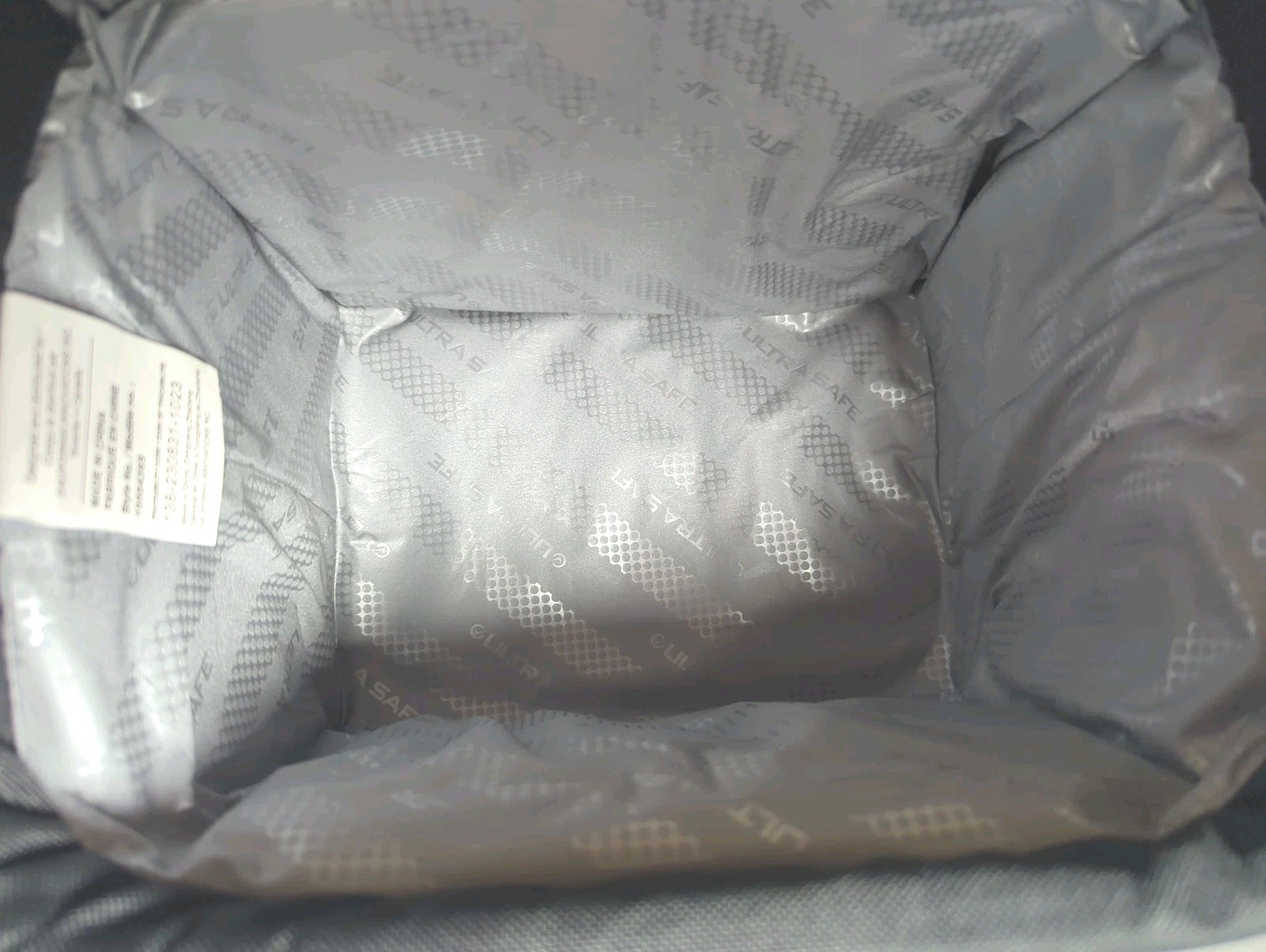 TOMMY BAHAMA Zipperless Cooler Shoulder Lunch Bag Black And Gray ***SEE NOTE