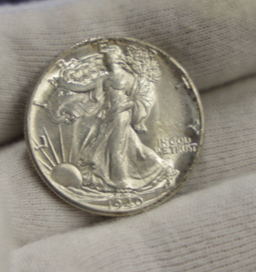 1940 US Walking Liberty Half 50c Unc