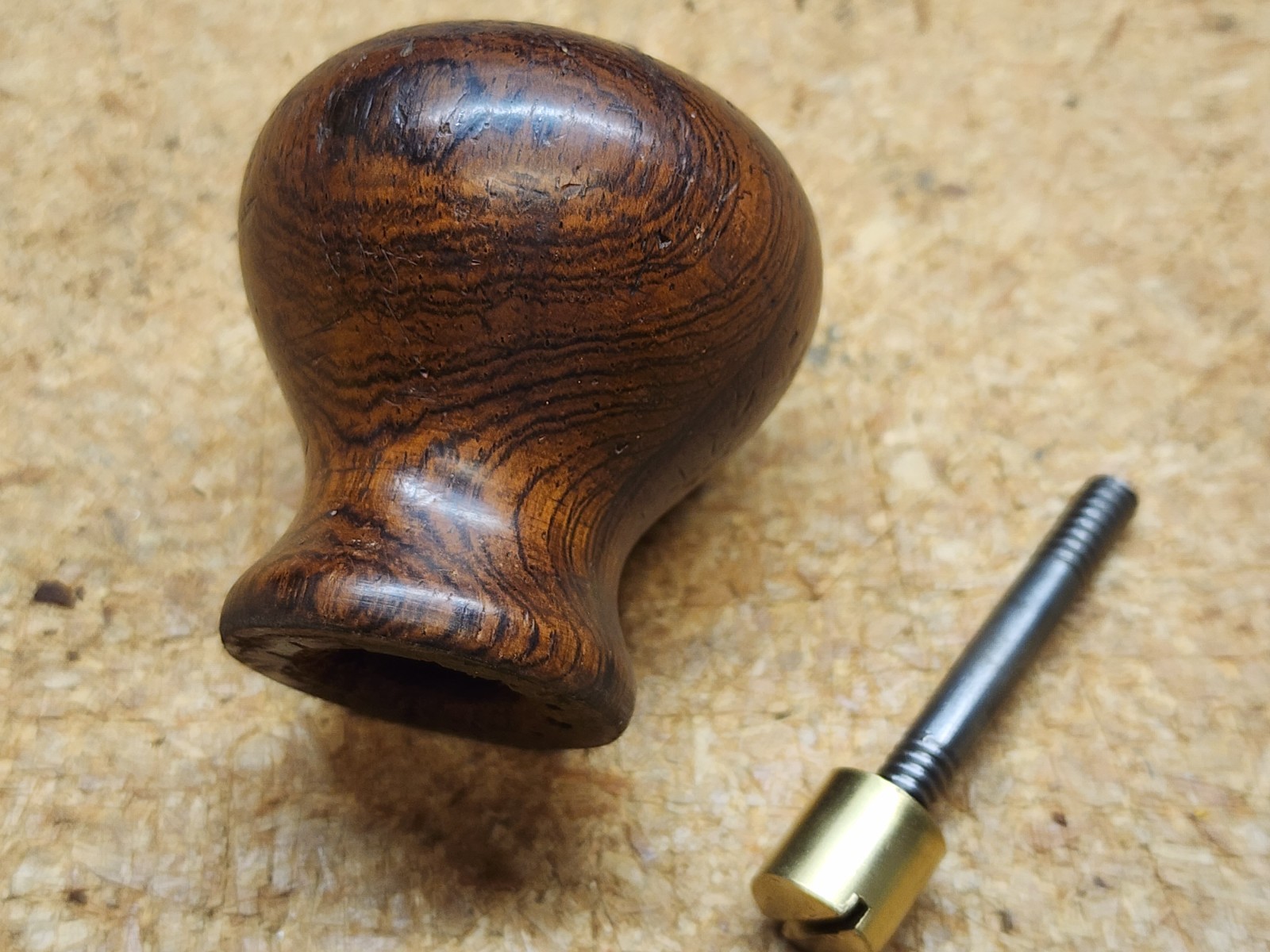 Orig. Low Prof. Front Knob for Stanley No. 8, 608 Plane-w/ Screw & Bolt