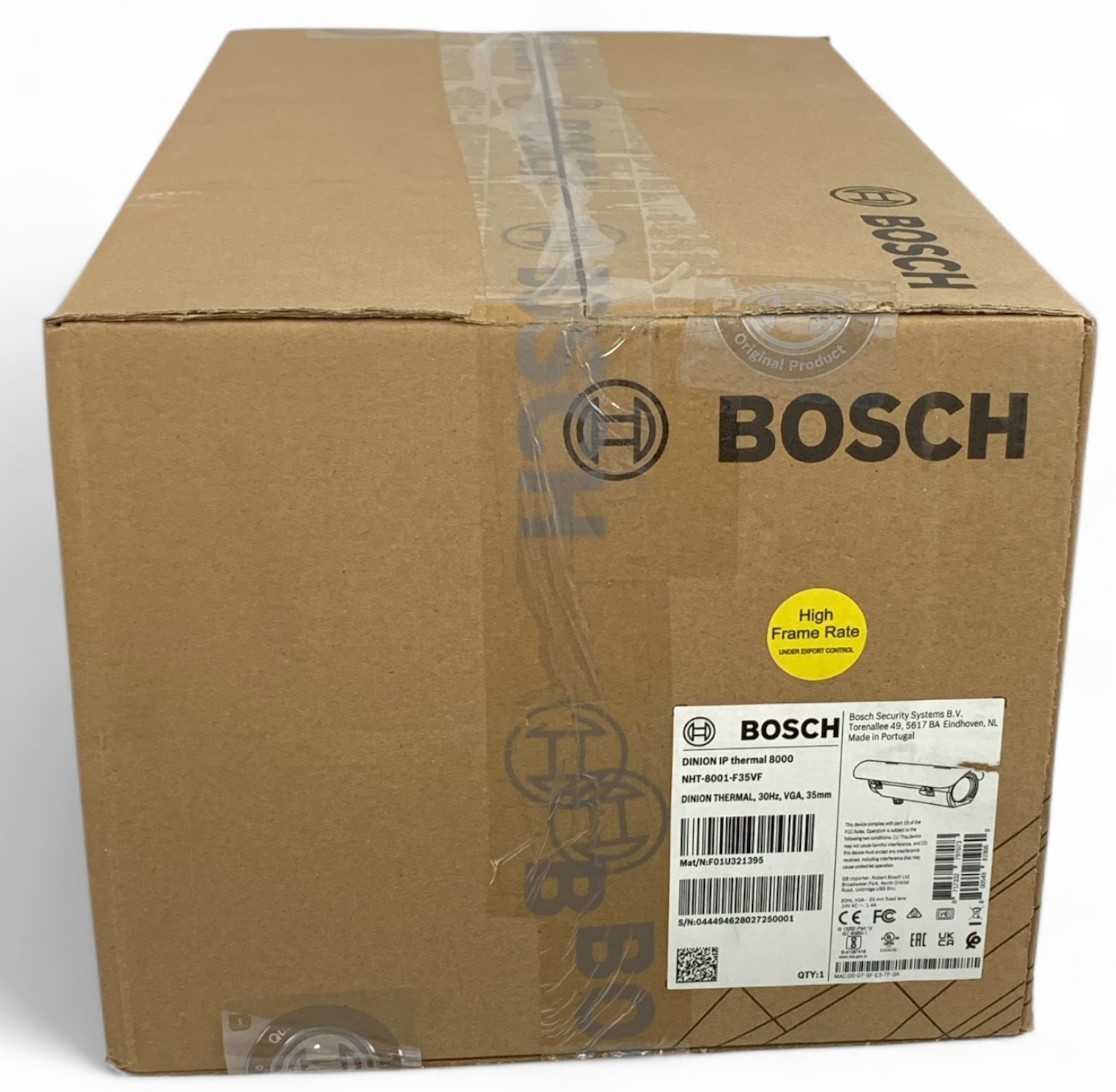 Bosch NHT-8001-F35VF Dinion IP Thermal 8000, 30Hz, VGA, 35mm