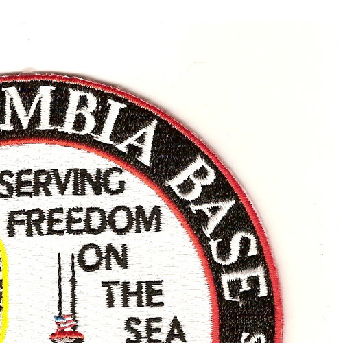 Submarine USS Columbia Base Patch