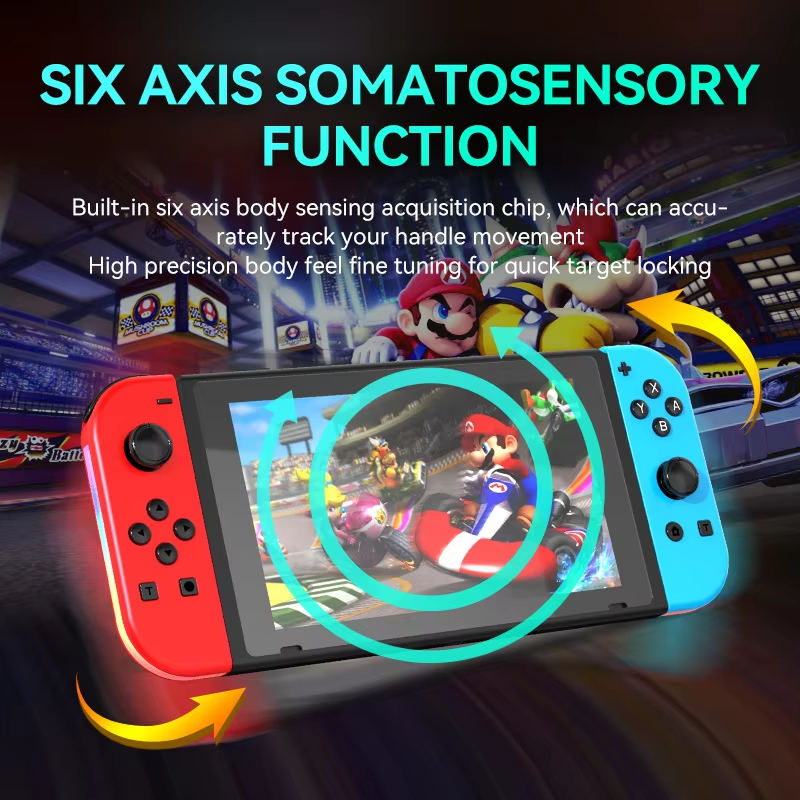 Switch joycon Wireless Controller NS Host Left and Right with RGB Small Handle