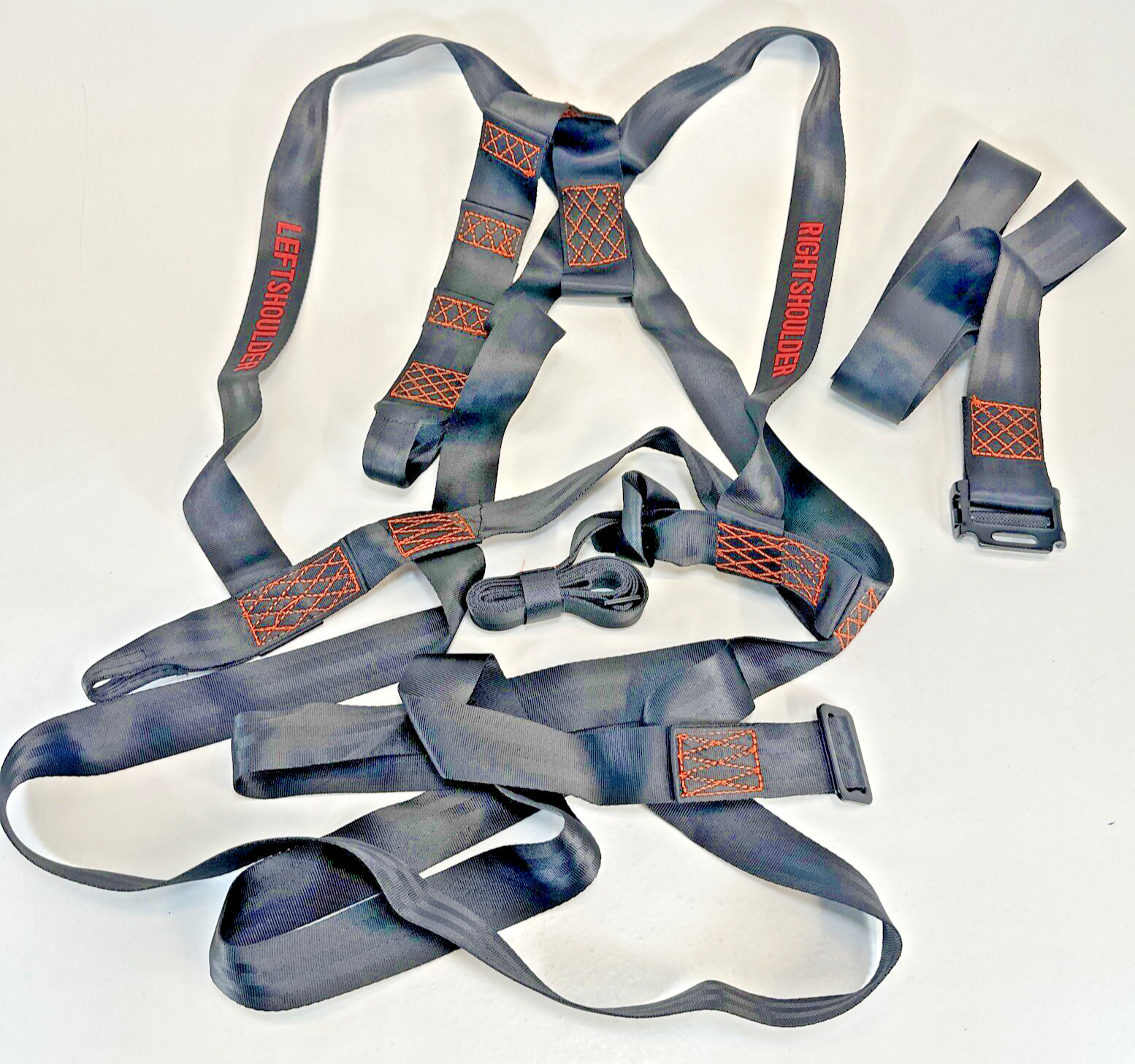 * NEW * GSM Outdoor Model A130 Hunting Tree Stand Safety Harness Black/Orange