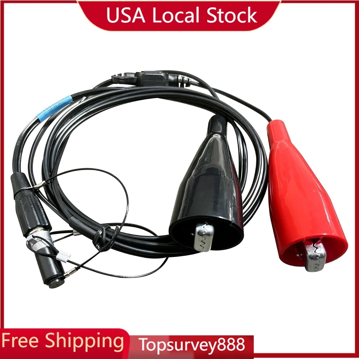 NEW Trimble Power Cable for Trimble R8 R7 R6 4700 GPS wire to Alligator clips