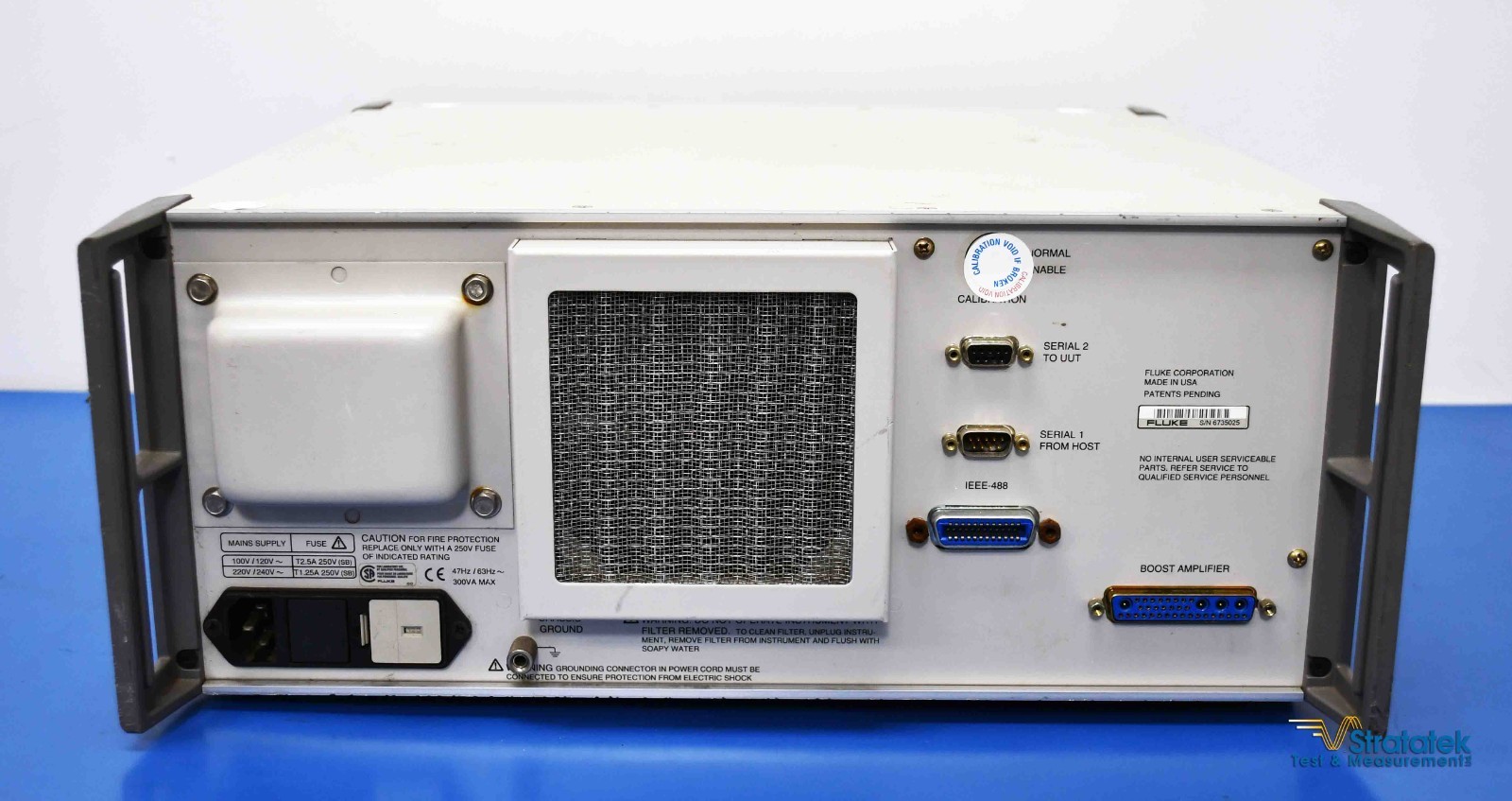 Fluke 5500A Multifunction Calibrator NIST Calibrated