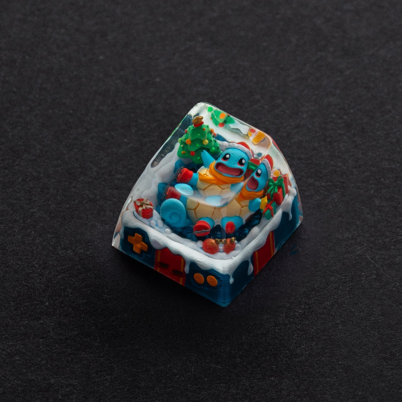 S-craft Pokemon Keycap xmas squirtle Christmas edition | Cherry MX Switches