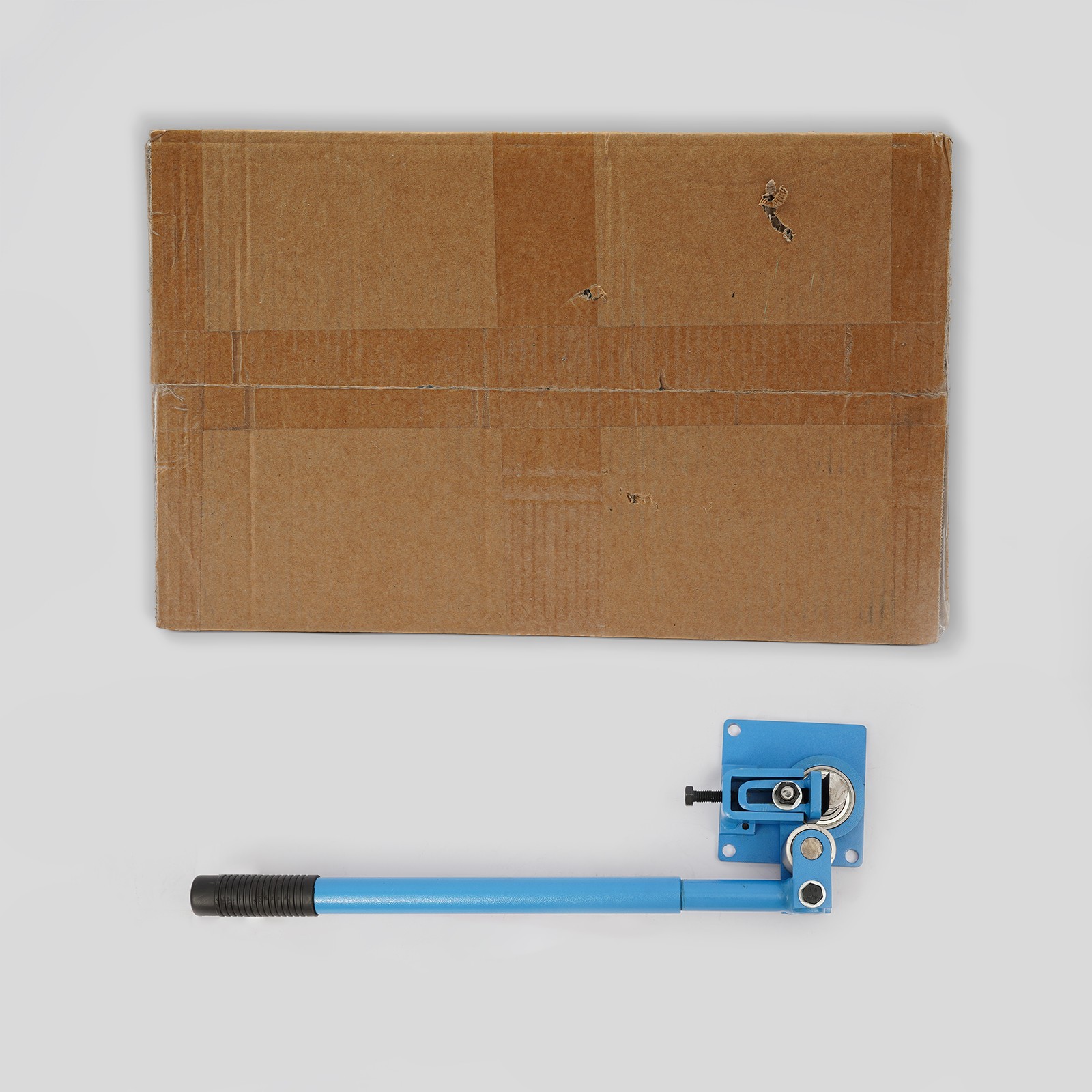 Manual Flat Bar Bending Machine, Manual Flat Bar Bender for 3x50mm blue