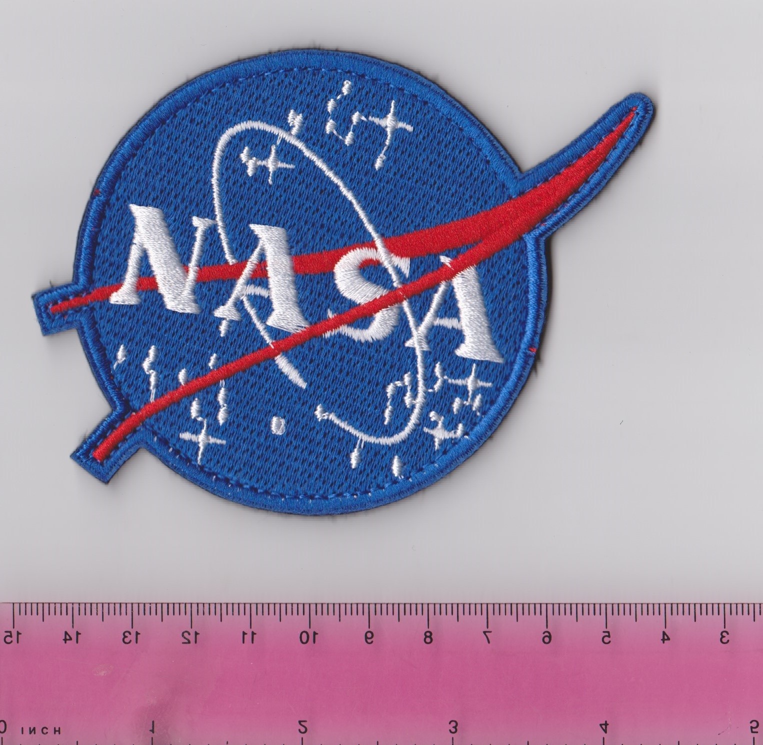 NASA APOLLO SPACE SHUTTLE / MOTO FLIGHT MISSION BLUE JACKET PATCH
