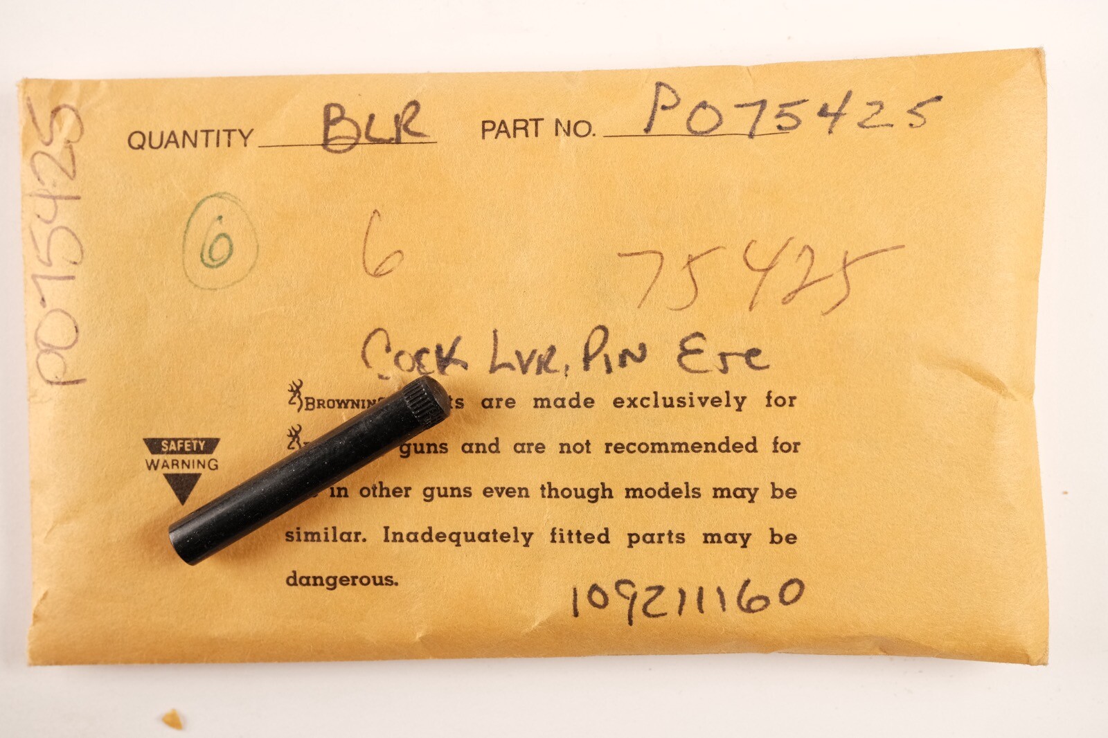 Browning BLR 92 Long Action Cocking Lever Pin 75425