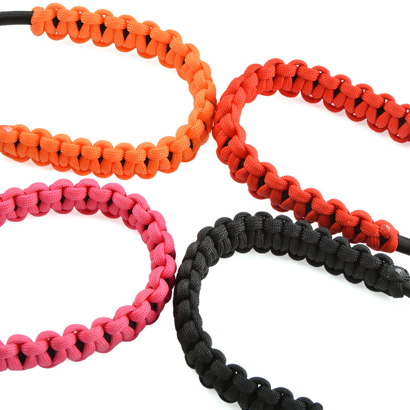 1pc Archery Wrist Sling Adjustable Strap Braided Ropes Compound Bow Hunting