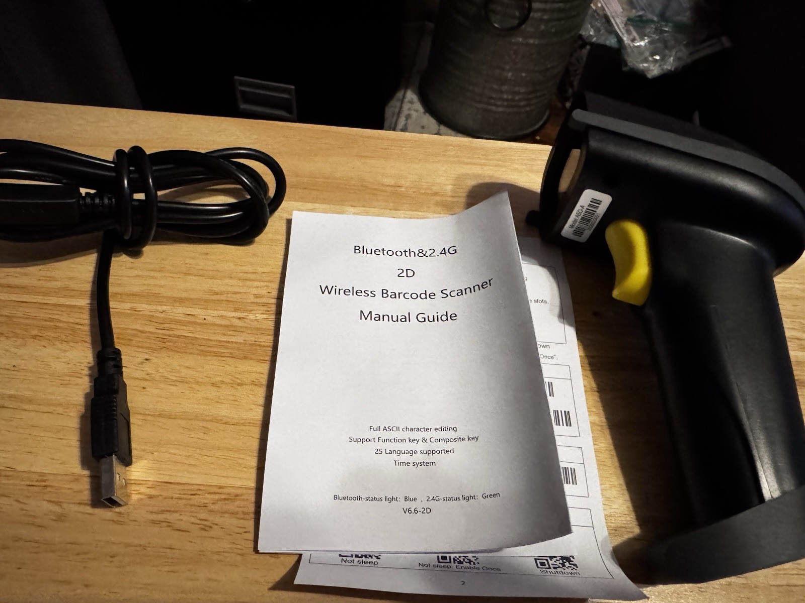 Wireless Barcode Bar Code Scanner