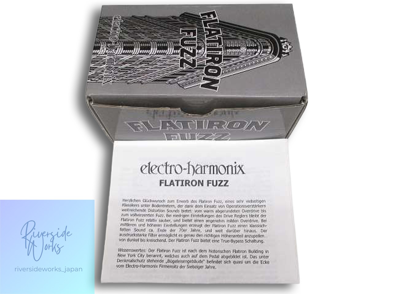 ELECTRO HARMONIX FLATIRON FUZZ Distortion Pedal