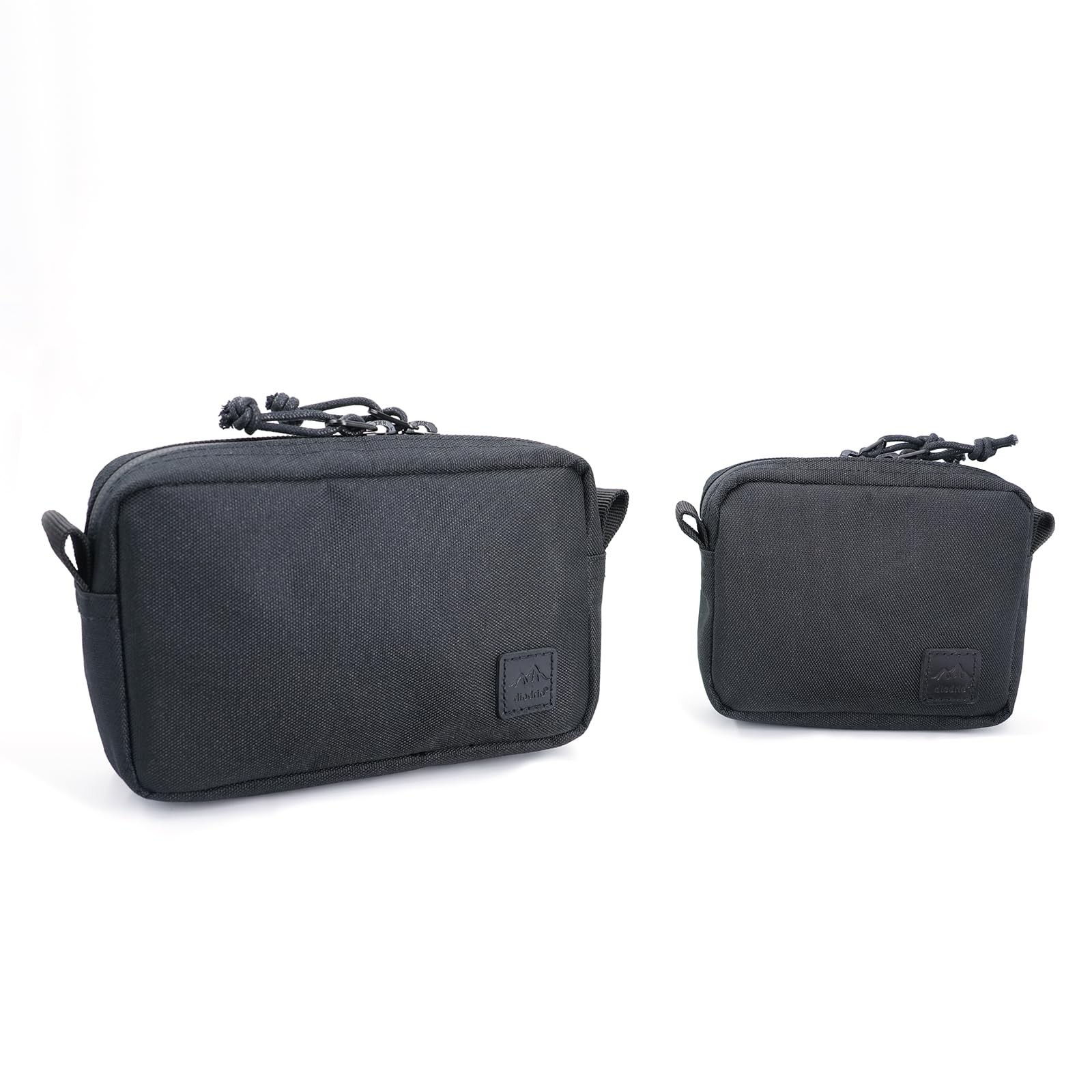 2 Pack Belt Pouches for Men Women YKK Zippers, EDC Tactical Pouch Bag for Men...