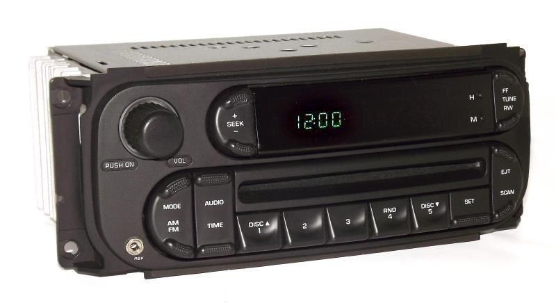 2004 Dodge Ram 2500 Truck Radio AM FM CD Player Digital RBK w Auxiliary Input