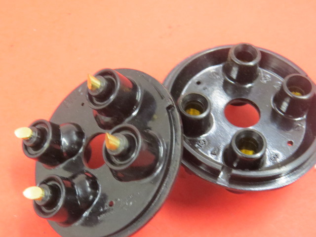 1937-41 Ford NEW inner distributor caps PAIR      68-12116-PR