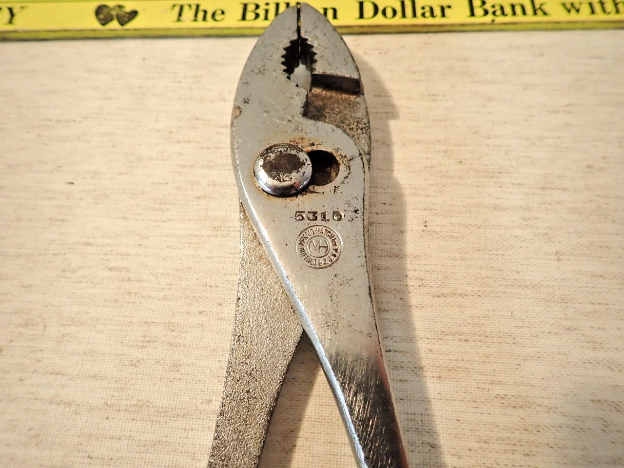Vintage/Rare M'Kaig Hach # 5310 Slip Joint 10" pliers made in USA