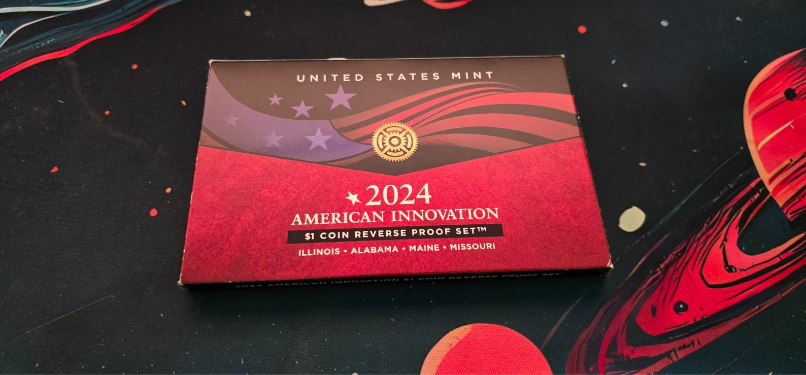 2024 S $1 Reverse Proof American Innovation Dollars 4 Coins In US Mint OGP+COA