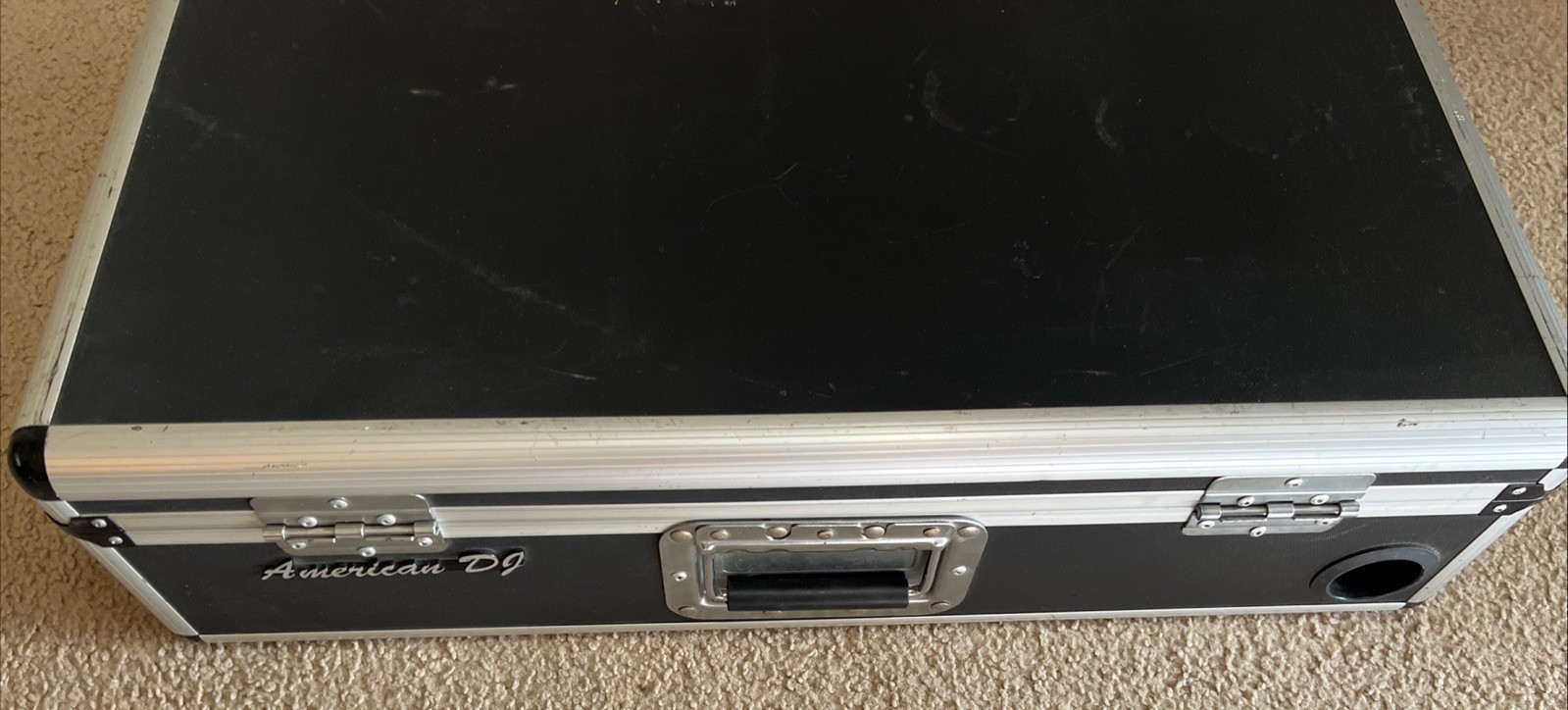 American DJ PRO-DJ1, DJ2 & Q-Deck In Case - Untested