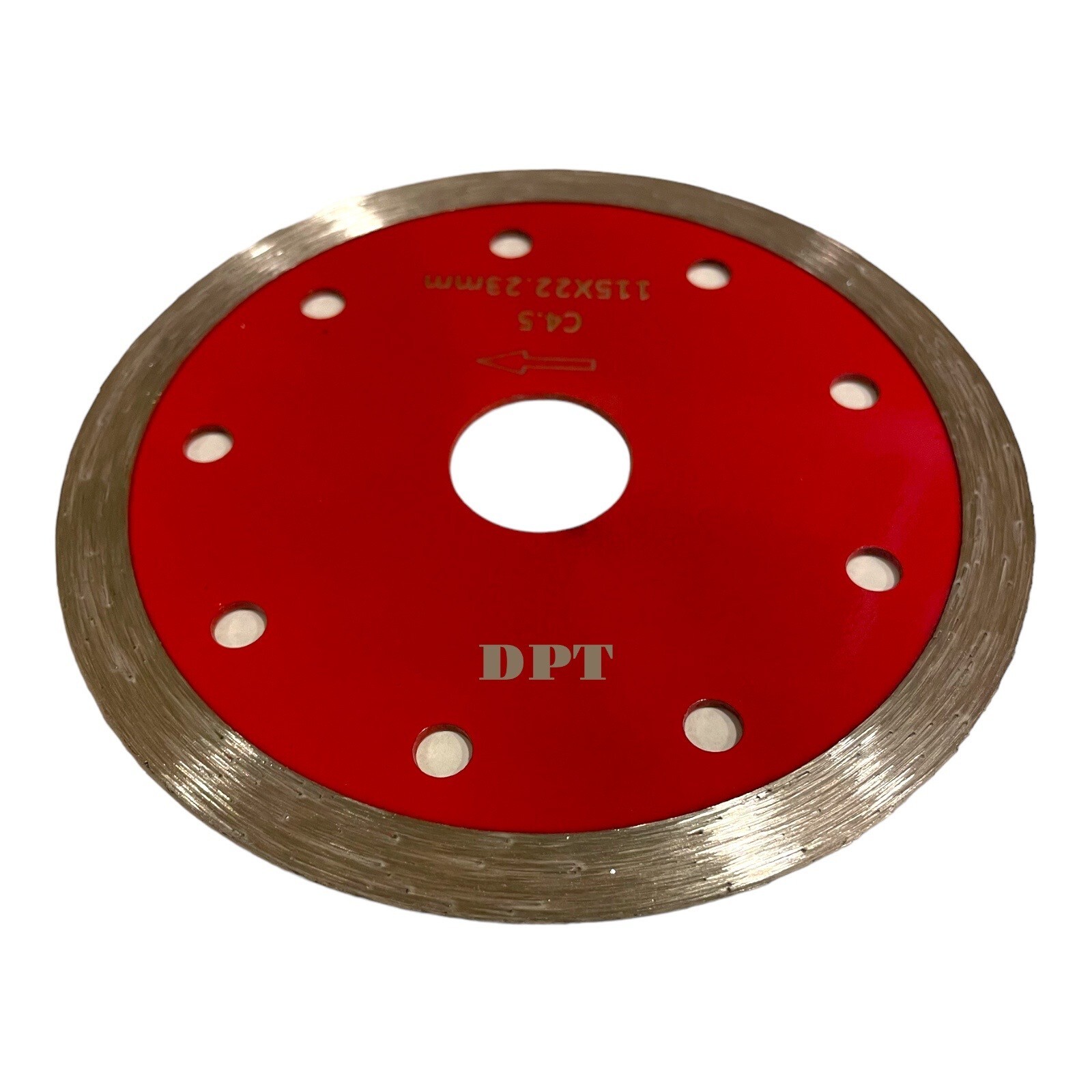 10 Pack 4.5" Diamond Tile Saw Blade Continuous Rim for Cut Tile Porcelain Bricks