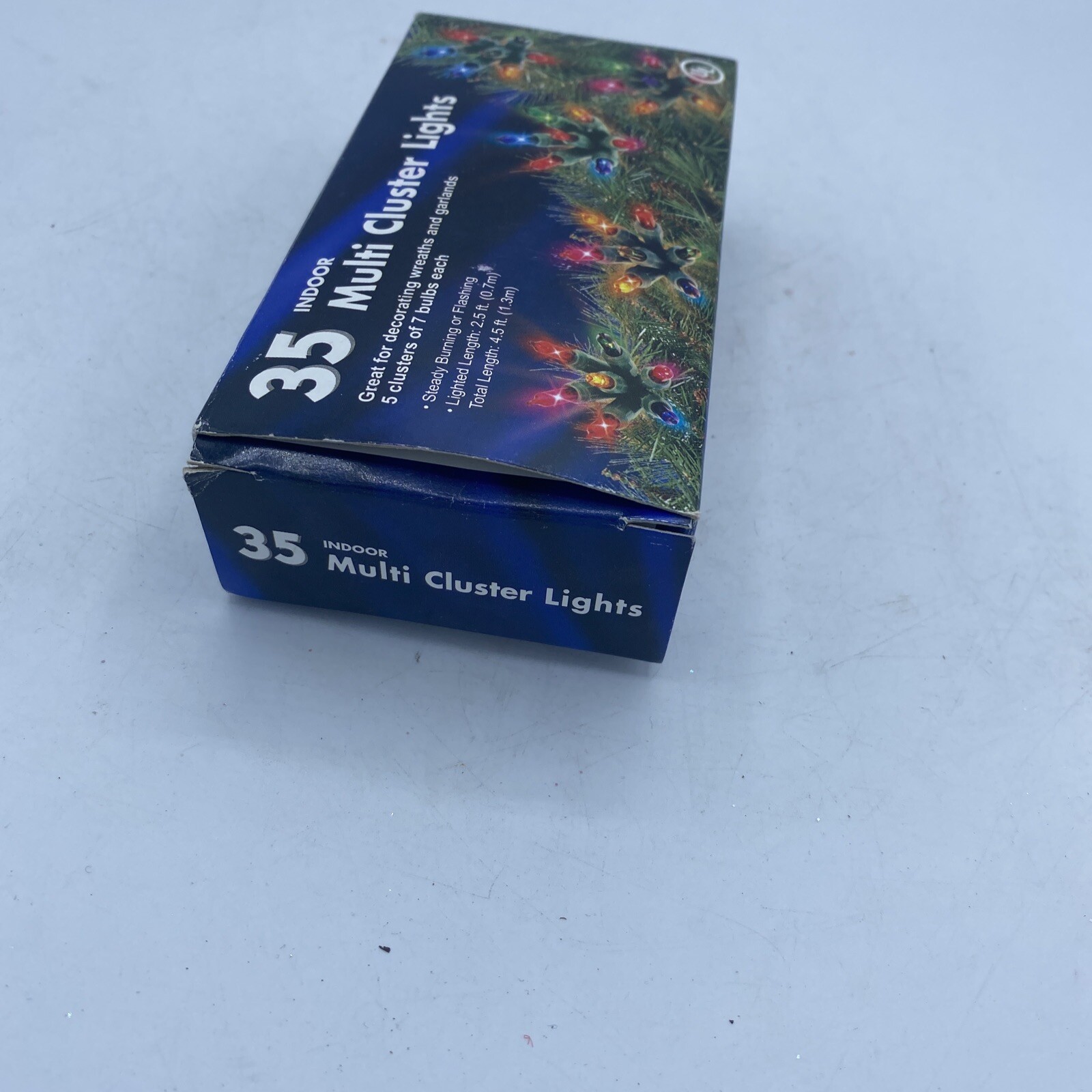 NEW 35 indoor multi cluster lights green wire NIB