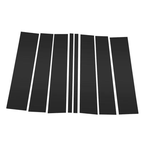8 Pcs Door Pillar Window Trim for Ford Flex 2009-2015 Front Rear Left Right