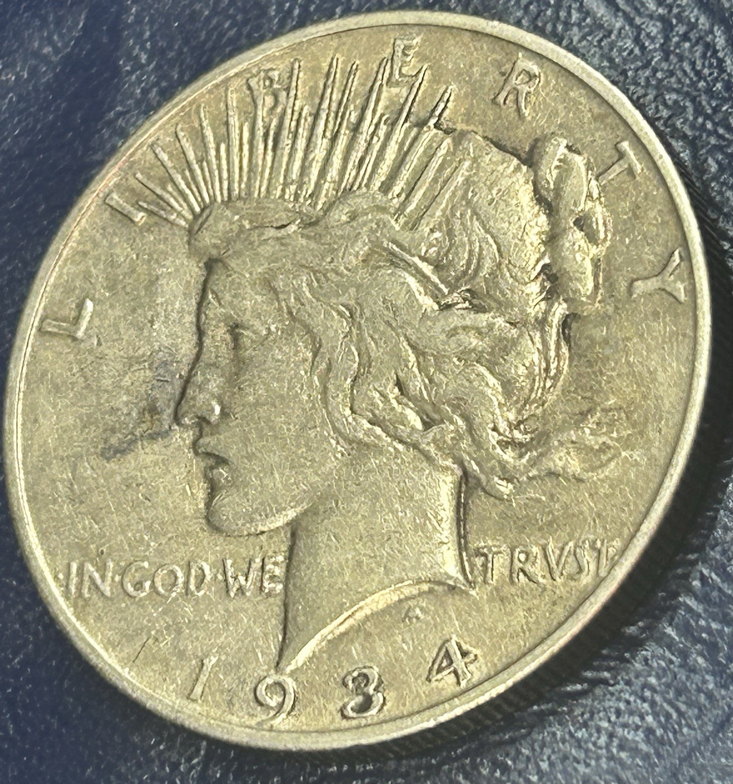 1934-S Peace Silver Dollar $1 Silver *KEY DATE* KM#150