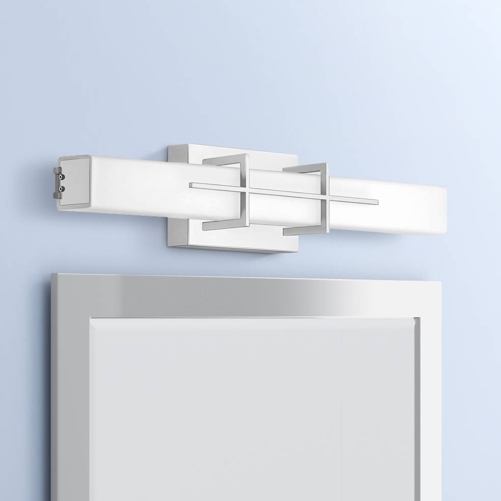 Quoizel Gemini 22 1/2" Wide Polished Chrome LED Bath Light
