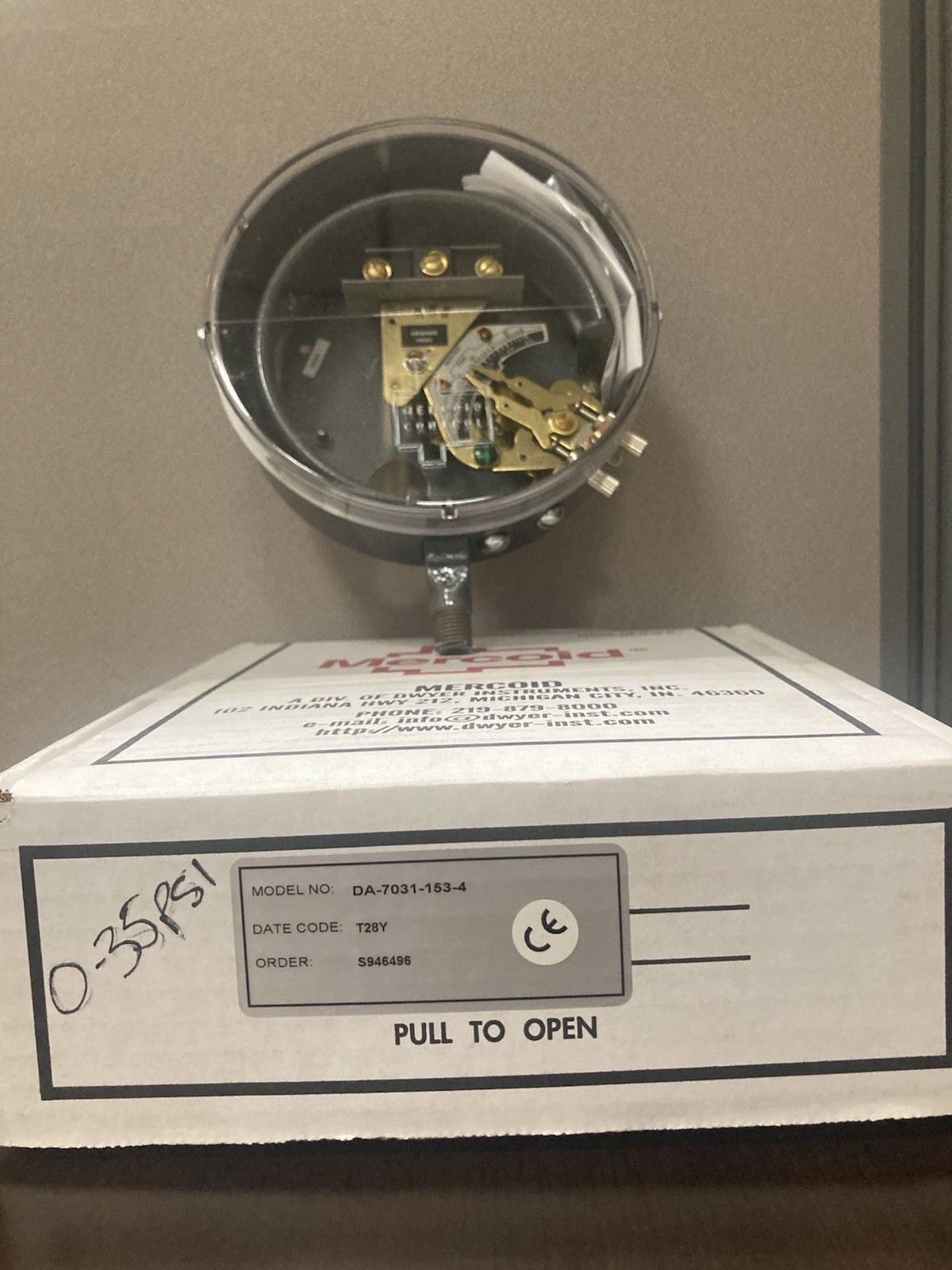 DWYER MERCOID DA-7031-153-4 / DA70311534 NEW