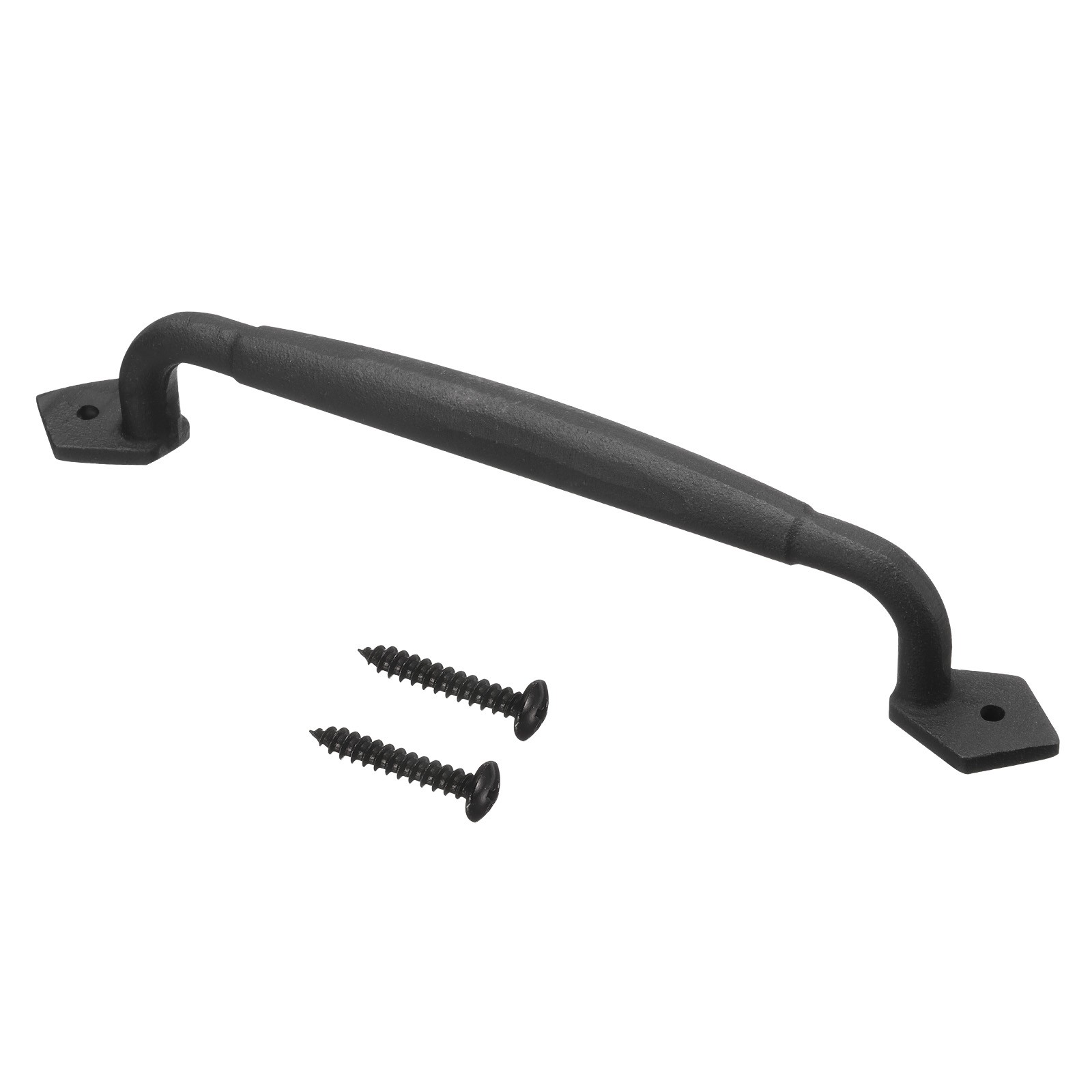 Barn Door Handle, 12 Inch Gate Handles Door Hardware for Gate, Black