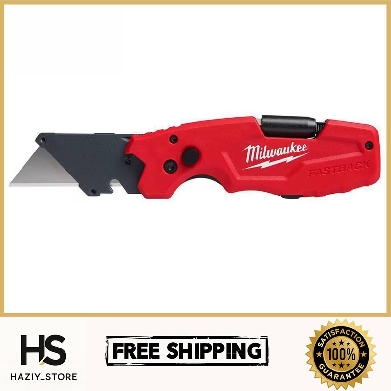 Milwaukee 6-in-1 Folding Utility Knife with Quick-Change Blade and Wire Stripper