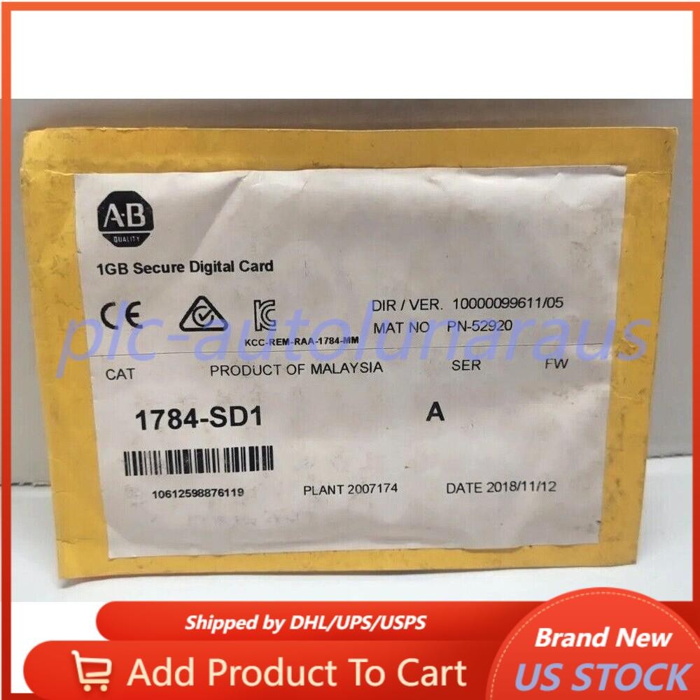 NEW Allen-Bradley 1784-SD1 Secure Digital Card 1784SD1 FREE SHIP