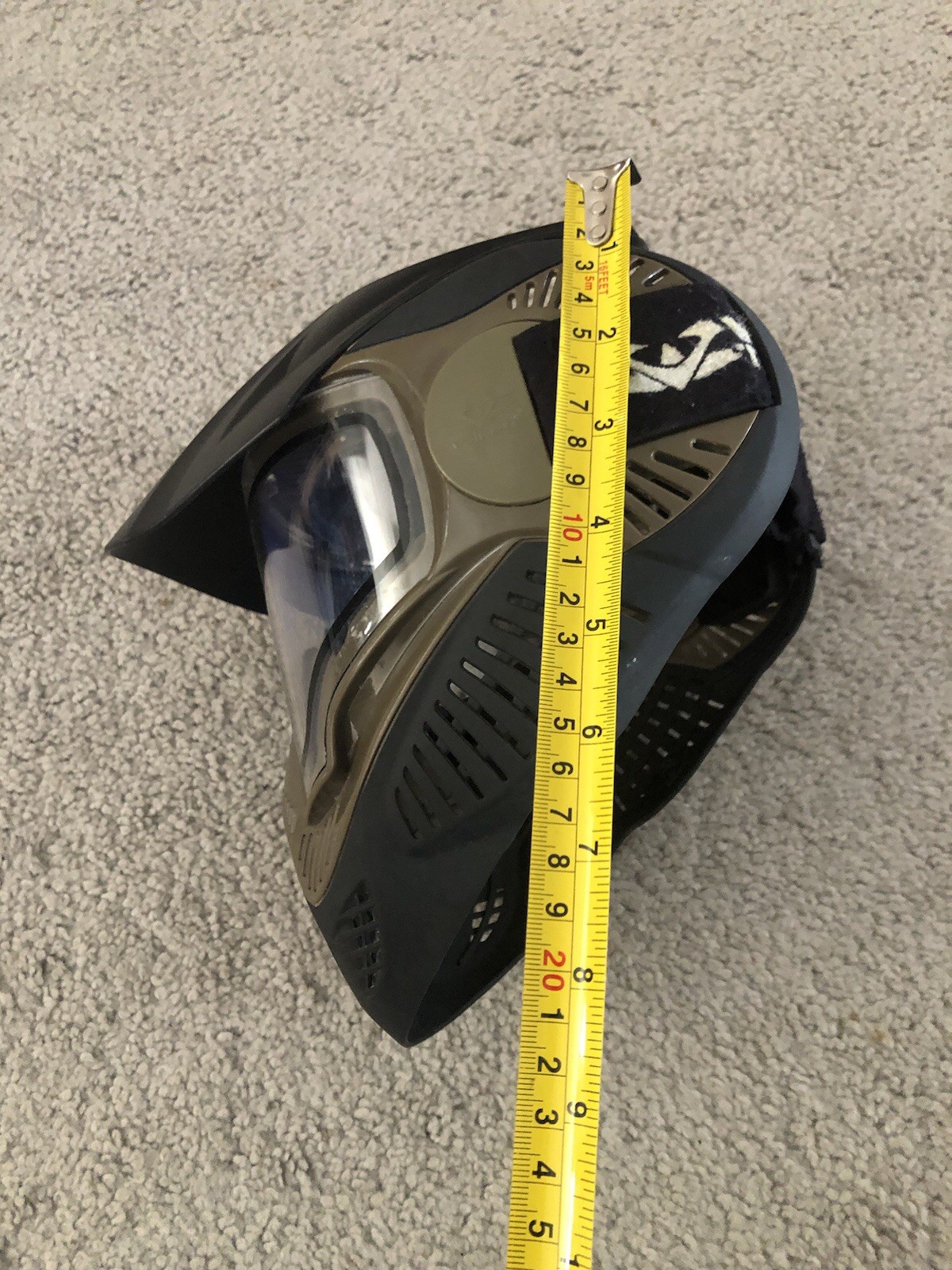 Valken Paintball Goggle Mask Visor Brown Vented Complete Read Descriptions