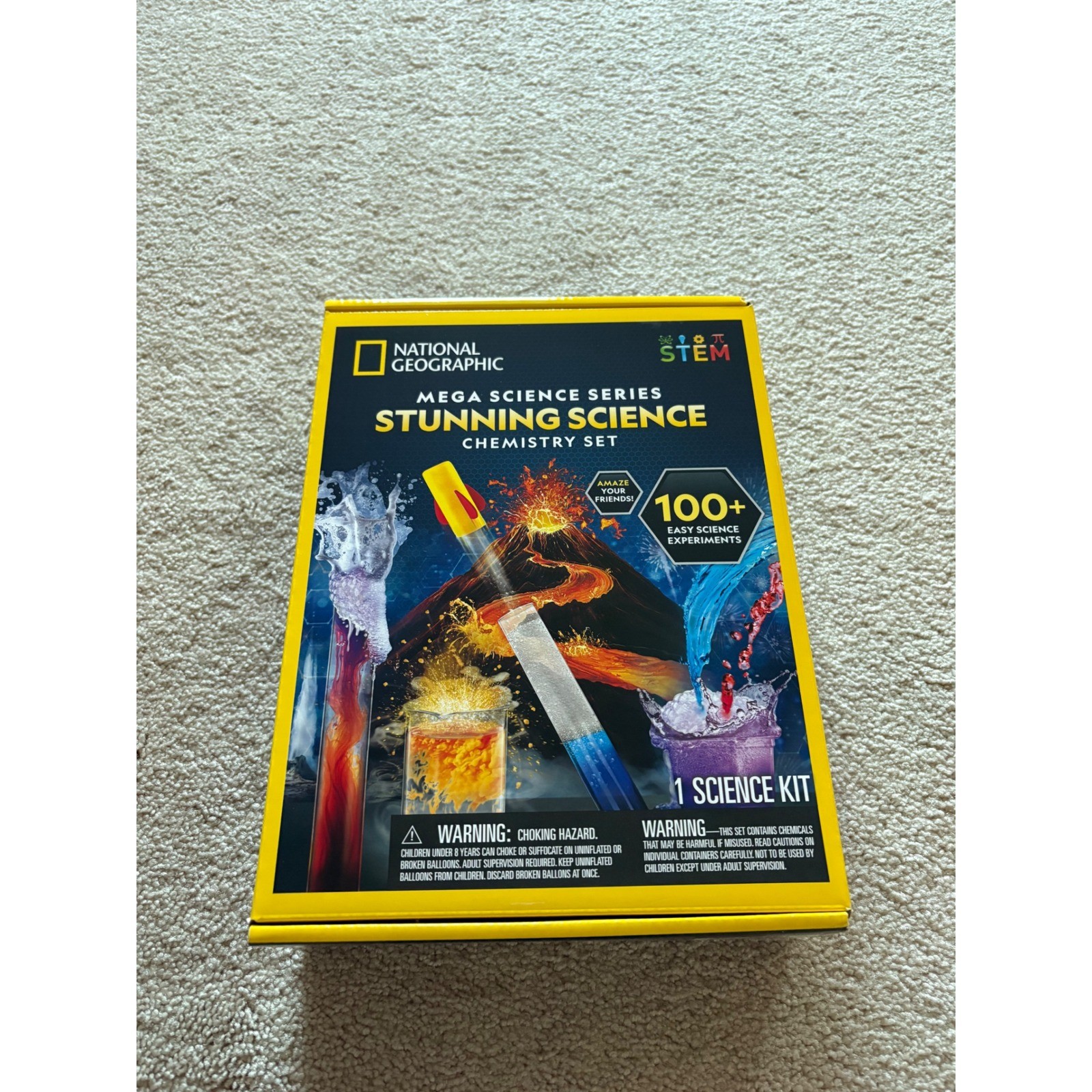 National Geographic Mega Science Series Stunning Science Chemistry Set 100+ Exp